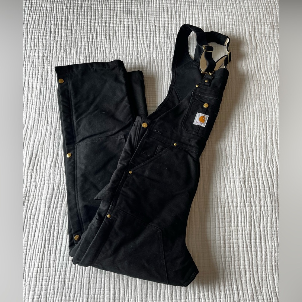 Carhartt Black Bib Overalls